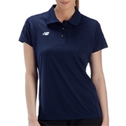 New Balance Womens Three Button Polo Team Navy R30i4992